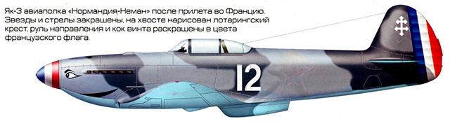 Як-3. Расскараска